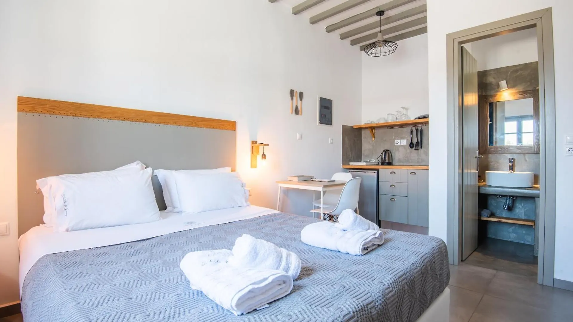 White And Grey Daire Mykonos Town