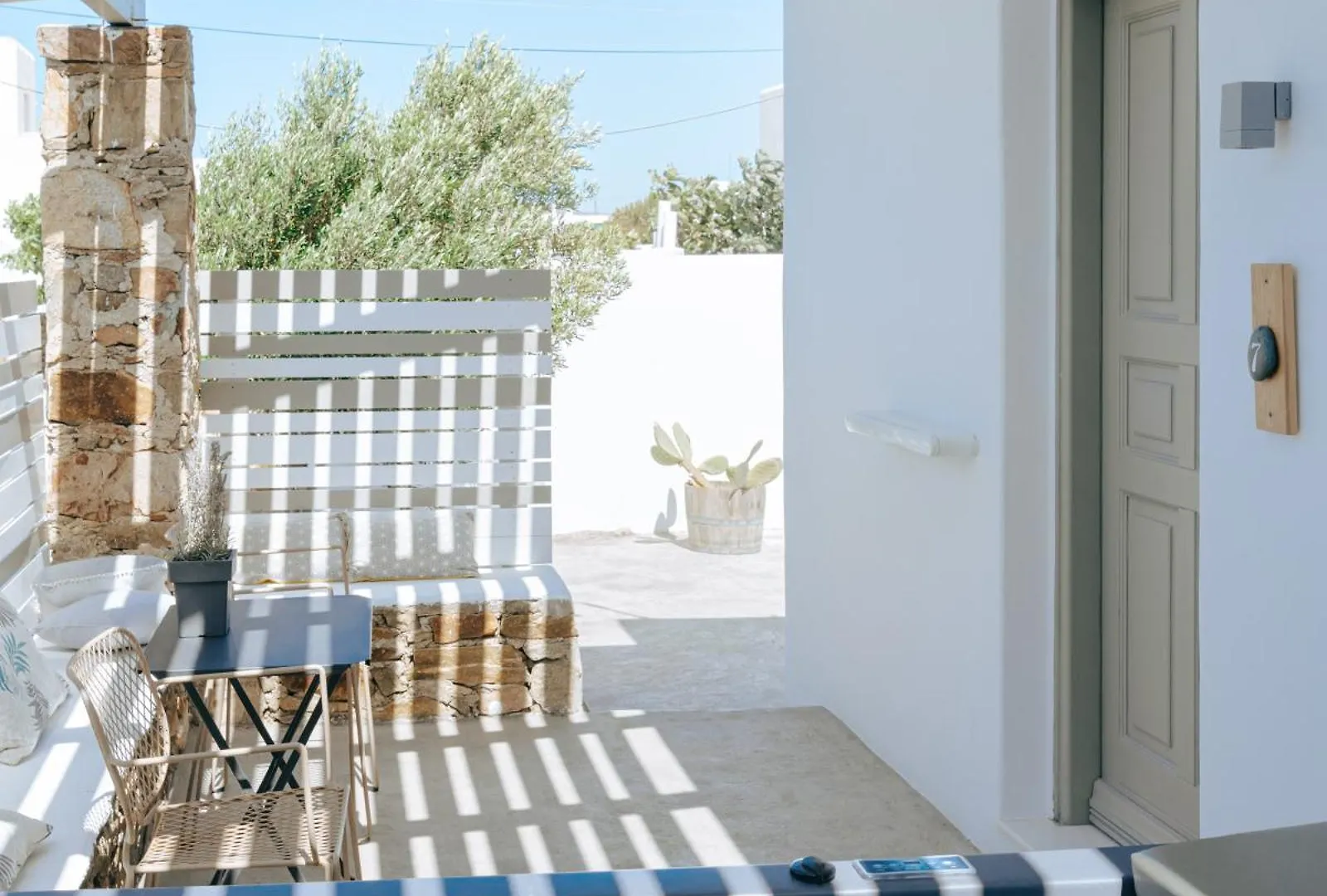 White And Grey Daire Mykonos Town